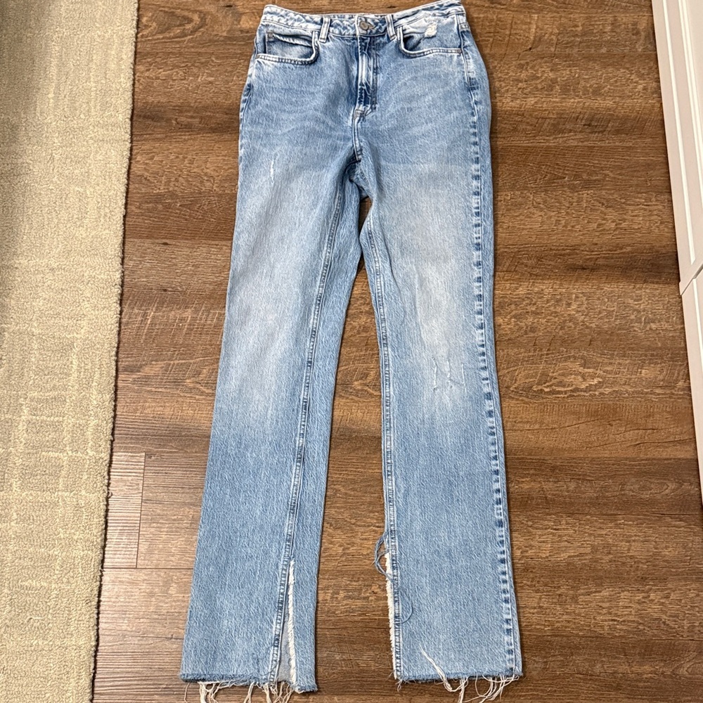Zara High Rise Women Jeans - Light Blue - Picture 2 of 7